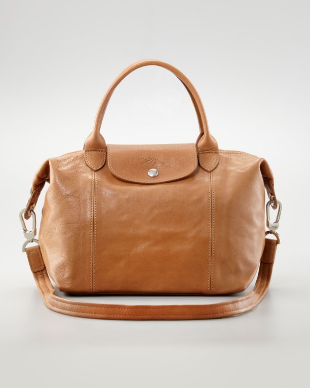 Longchamp-Le-Pliage-Cuir-Small-Handbag-with-Strap